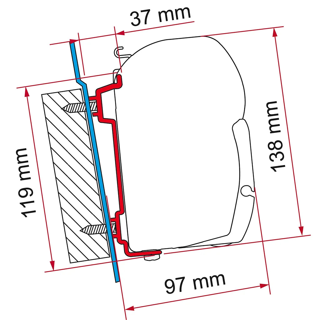 Fiamma - Kit Ford Transit H2/H3 | 98655-741