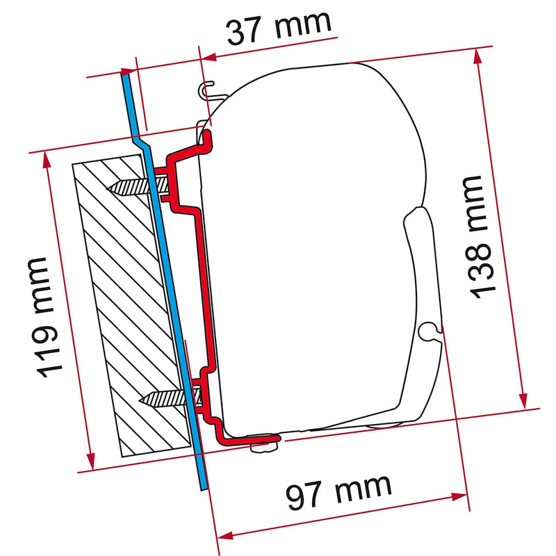 Fiamma - Kit Ford Transit H2/H3 | 98655-741