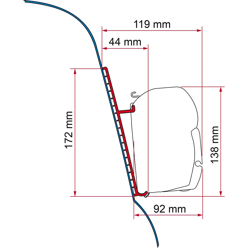 Fiamma - Kit Fiberglass Roof | 98655-744