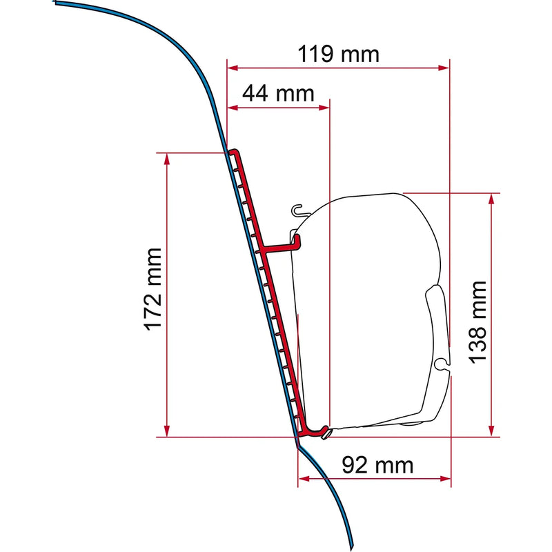 Fiamma - Kit Fiberglass Roof | 98655-744