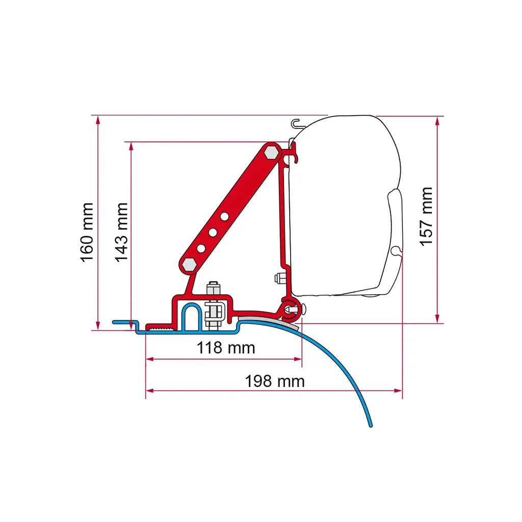 Fiamma - Kit Ducato/Jumper/Boxer Highroof>06 | 98655-755