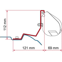 Fiamma - Kit Viano/Marco Polo/Vito/VClass DB | 98655-887