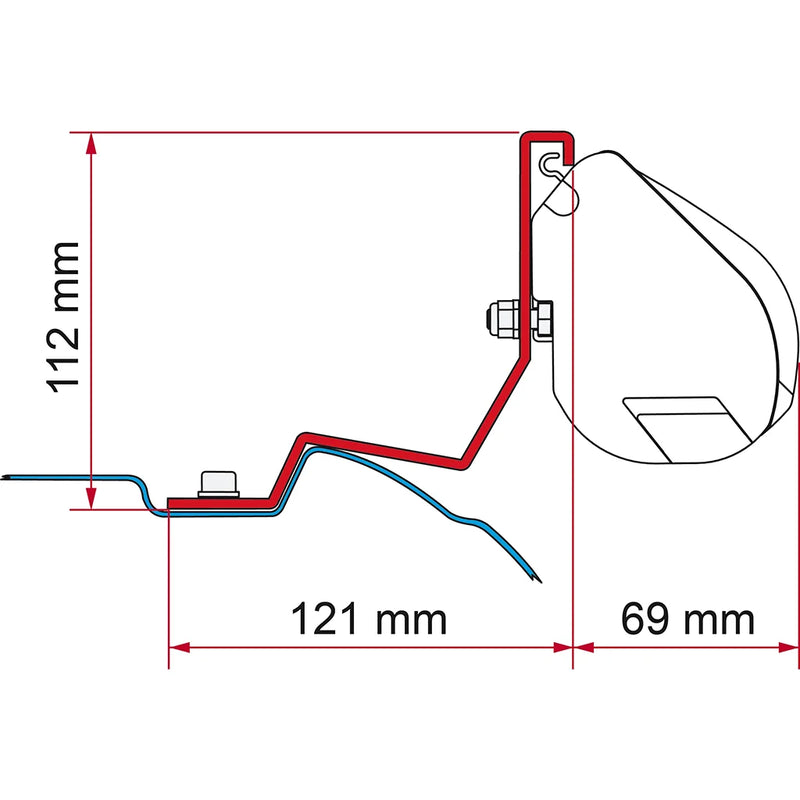 Fiamma - Kit Viano/Marco Polo/Vito/VClass DB | 98655-887
