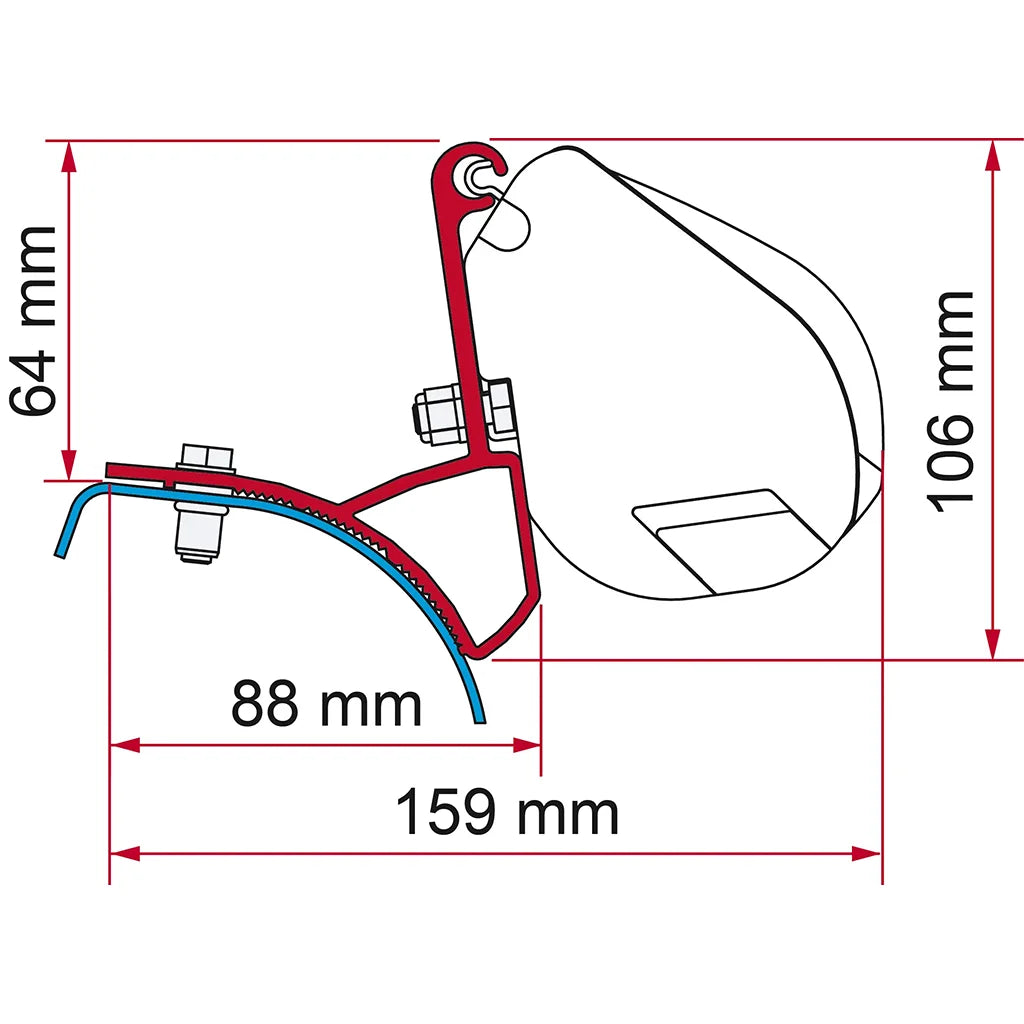 Fiamma - Kit Trafic/Vivaro/Primastar | 98655-893