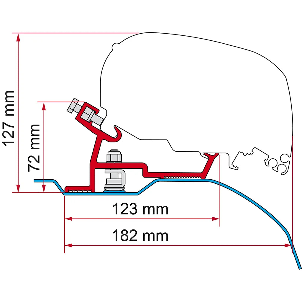 Fiamma - Kit Ducato (H2/L4) >06 (F80/F65) | 98655-904