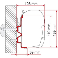 Fiamma - Adapter Rapido 400 Serie 9DF-9M-10 | 98655-917