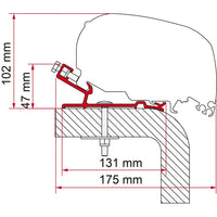 Fiamma - Adapter Hymer 400 | 98655-936