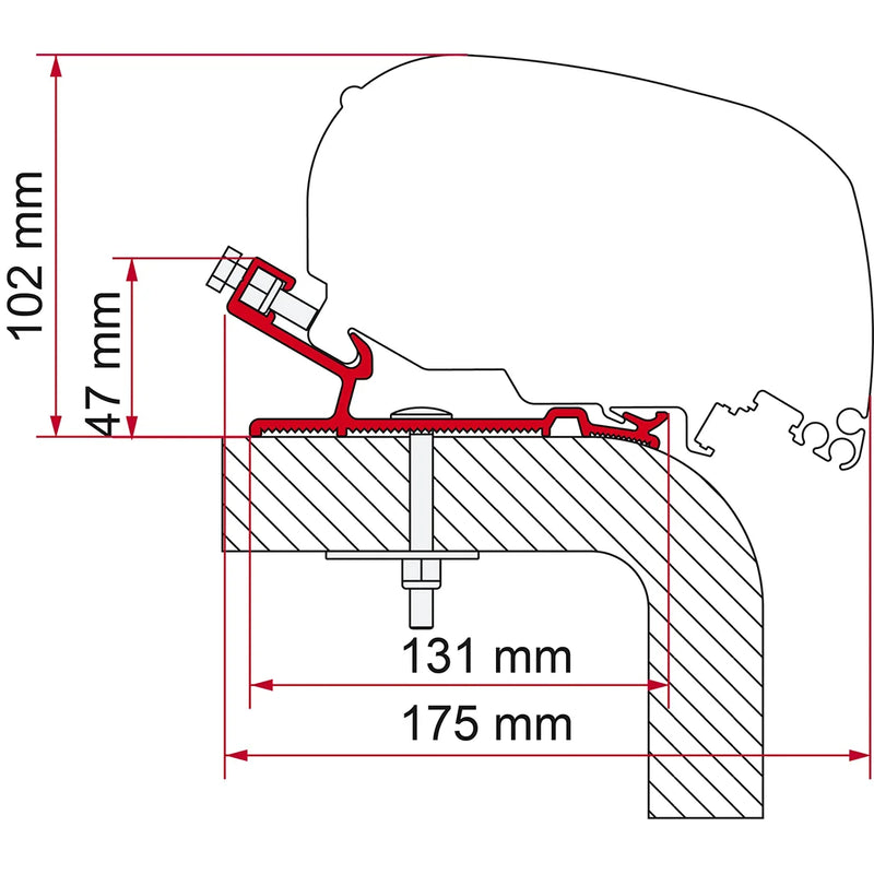 Fiamma - Adapter Hymer 400 | 98655-936