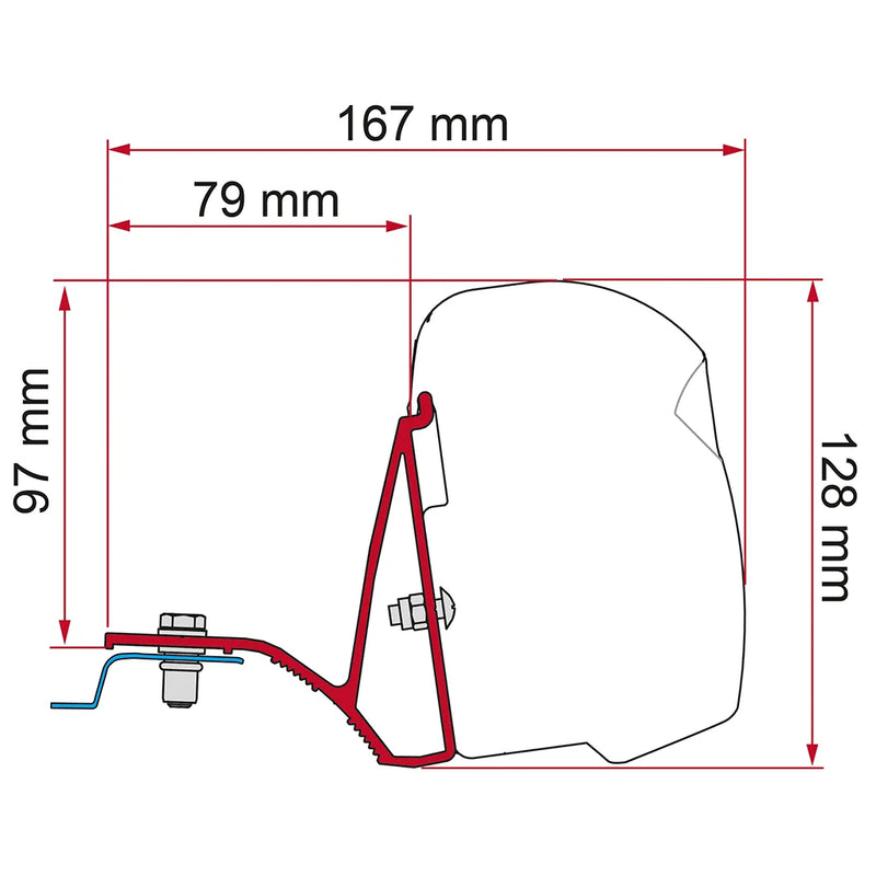 Fiamma - Kit Trafic/Viv/NV300/T. >14 (F43) | 98655A021