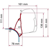 Fiamma - Kit VW T5/T6 Lift Roof DB-RHD (F43) | 98655A160