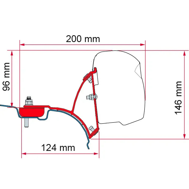 Fiamma - Kit VW T5/T6 T/M - RHD - DB (F43) | 98655A648