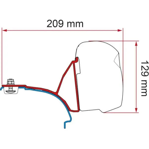 Fiamma - Kit VWt5/T6 Multivan Rail RHD (F43) | 98655A739
