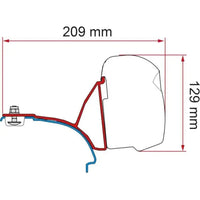 Fiamma - Kit VWt5/T6 Multivan Rail RHD (F43) | 98655A739