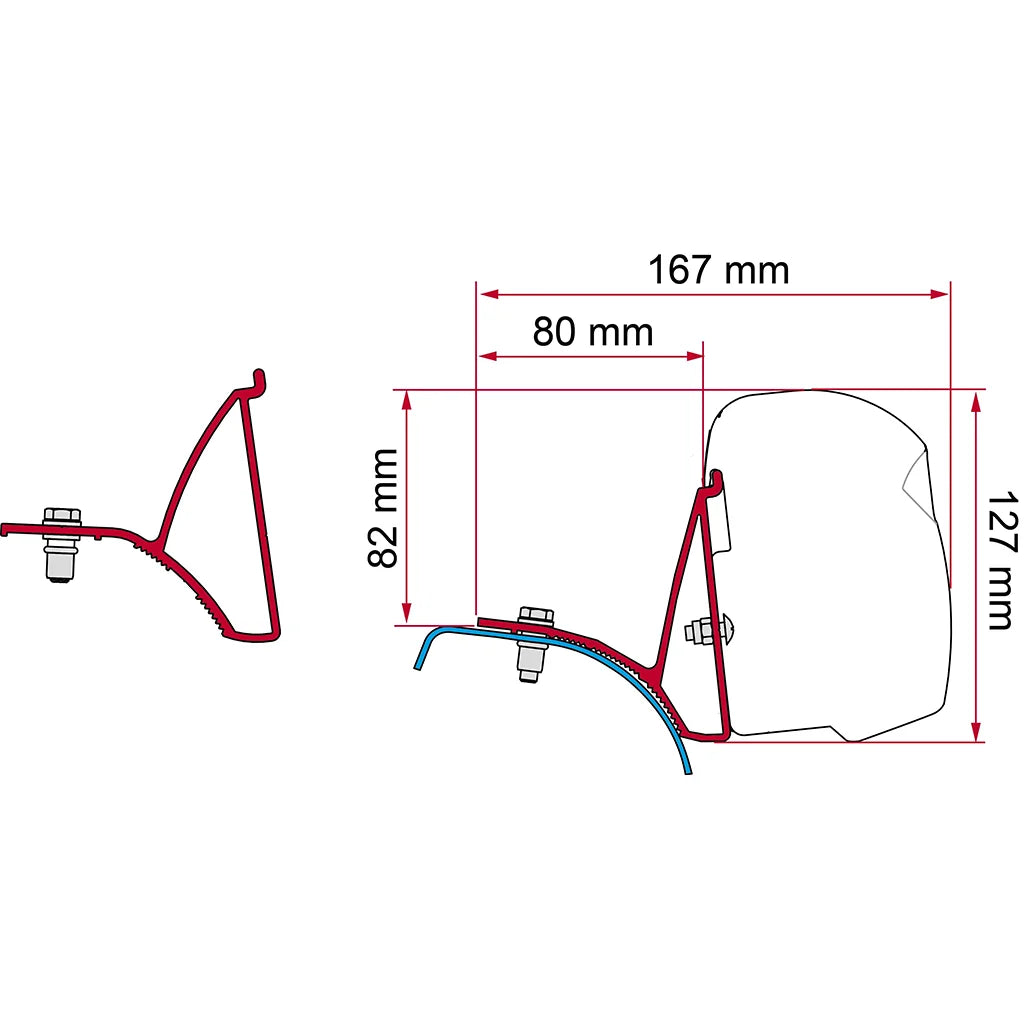Fiamma - Kit Trafic/Vivaro/Primastar (F43) | 98655A854