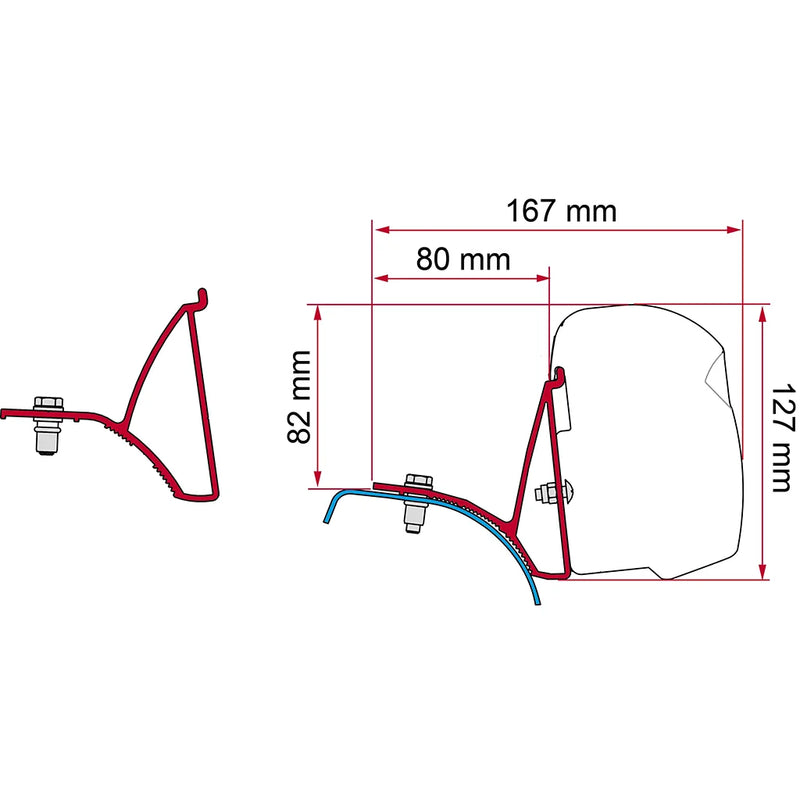 Fiamma - Kit Trafic/Vivaro/Primastar (F43) | 98655A854