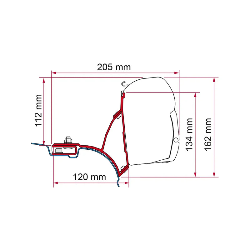 Fiamma - Kit VW T5/T6 T/M - RHD - DB (F45) | 98655H648