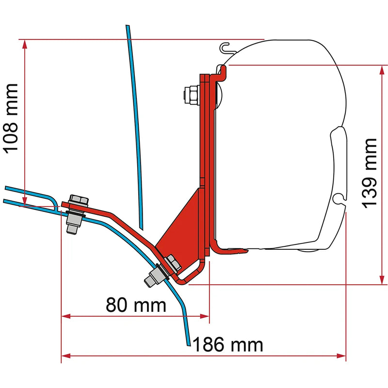 Fiamma - Kit Ducato Hymercar H2 Lift Roof DB | 98655Z028