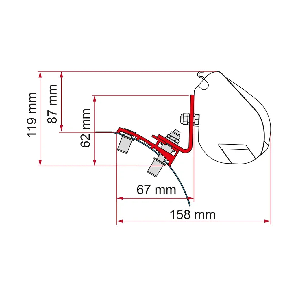Fiamma - Kit PSA - LHD + RHD DB | 98655Z095
