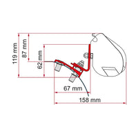 Fiamma - Kit PSA - LHD + RHD DB | 98655Z095