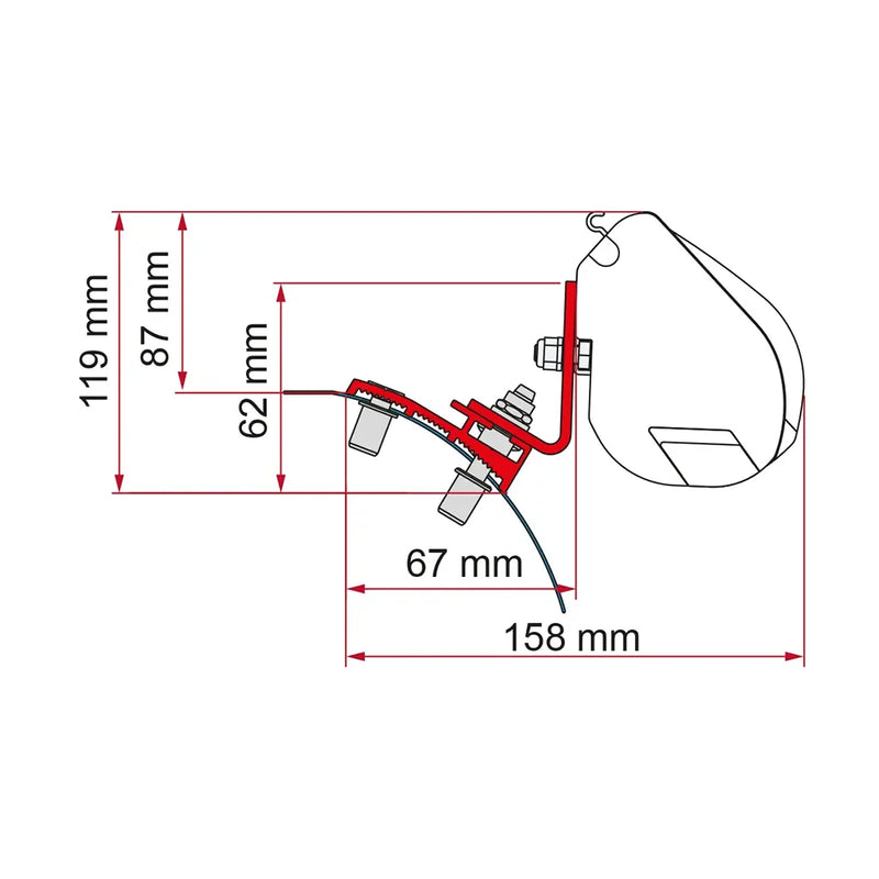 Fiamma - Kit PSA - LHD + RHD DB | 98655Z095
