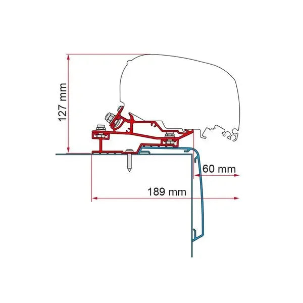 Fiamma - Adapter Rapido C Line 340 | 98655Z120