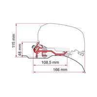 Fiamma - Kit Ducato Lp(H2/L2/L3)>06 LHD/RHD | 98655Z149
