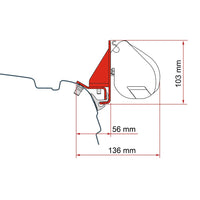 Fiamma - Kit VW T5/T6 Combi Rail Bracket/F35 | 98655Z154