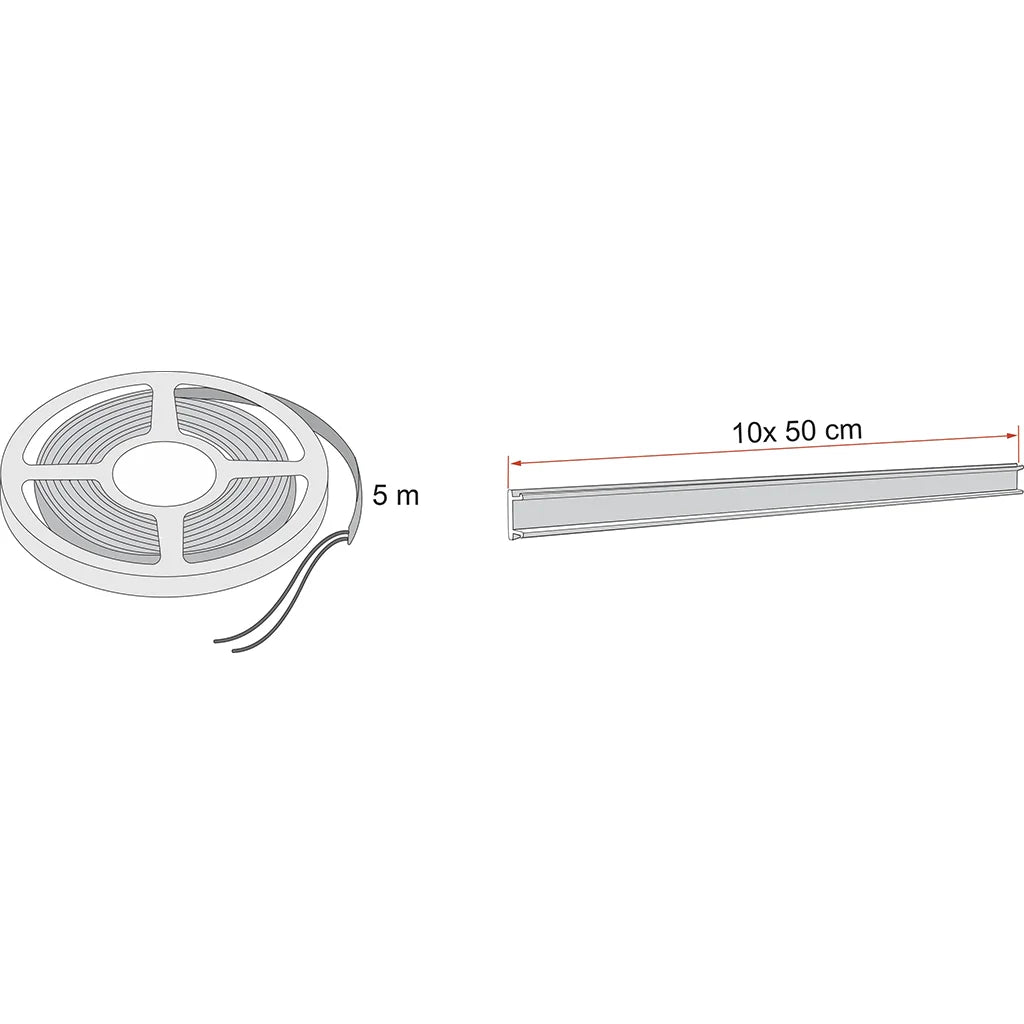 Fiamma - Kit Led Strip Awning (F80) | 98655Z171