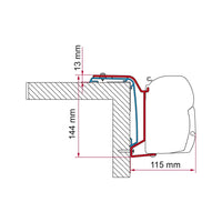 Fiamma - Adapter Rapido 500 666F-696F(430Cm) | 98655Z174