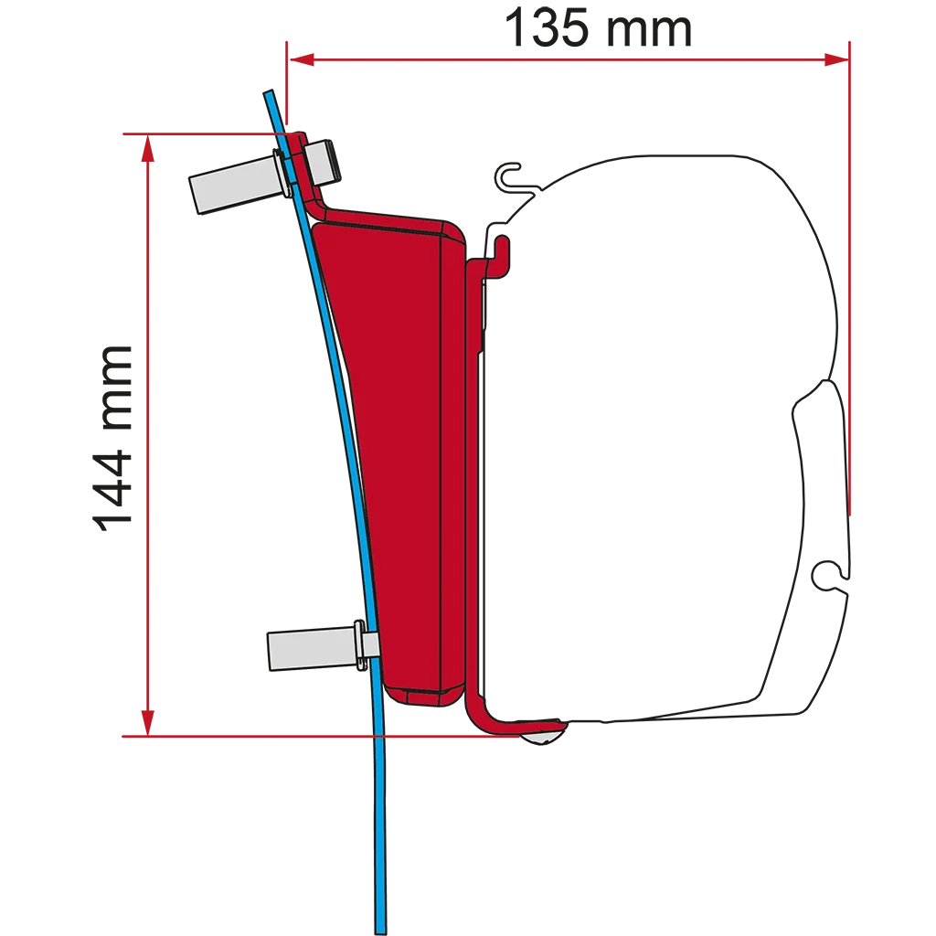 Fiamma - Kit Ford Transit H3 - RHD | 98655Z177