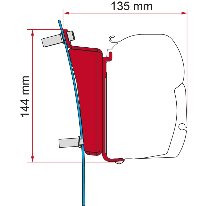 Fiamma - Kit Ford Transit H3 - RHD | 98655Z177