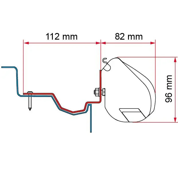 Fiamma - Kit Ford Custom Groupe Rapido (F35) | 98655Z195
