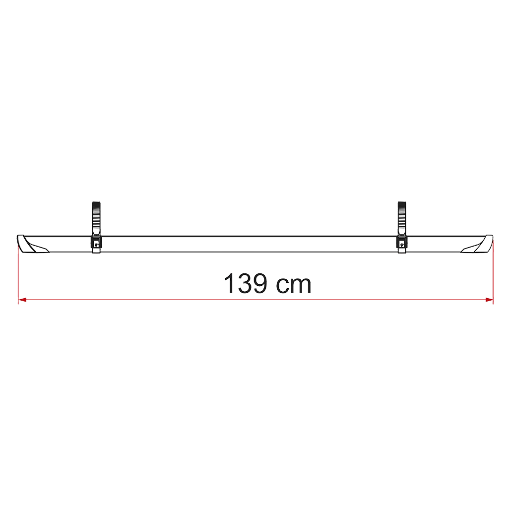 Fiamma - Rail Plus XL Deep Black | 98656N589