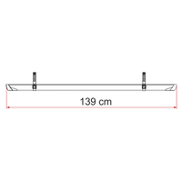Fiamma - Rail Plus XL Deep Black | 98656N589