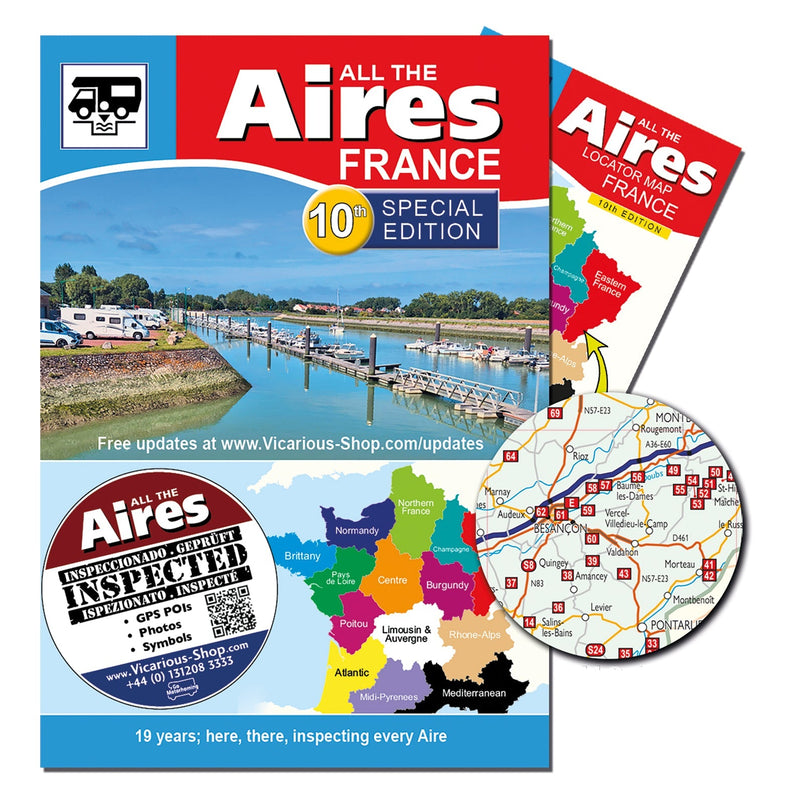 All the Aires France 10th Special Edition 2026 With Map By Vicarious Books Media
