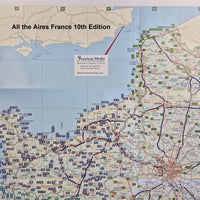 Map of Aires in France for All the Aires France 10th edition Vicarious Book