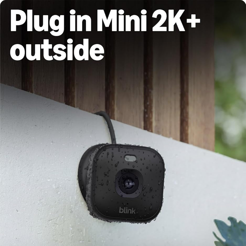 Blink - Mini 2K+ Smart Security Camera | 2K Video | Two-Way Audio | Night Vision