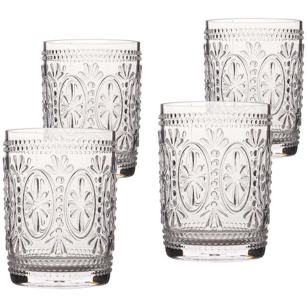 Bo-Camp - Sicilian Water Glass | 4 Pcs | BO-6101331