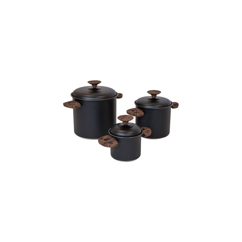 Bo-Camp - Cookware Set Stewart | Industrial Collection | 3 Pcs | BO-2100972
