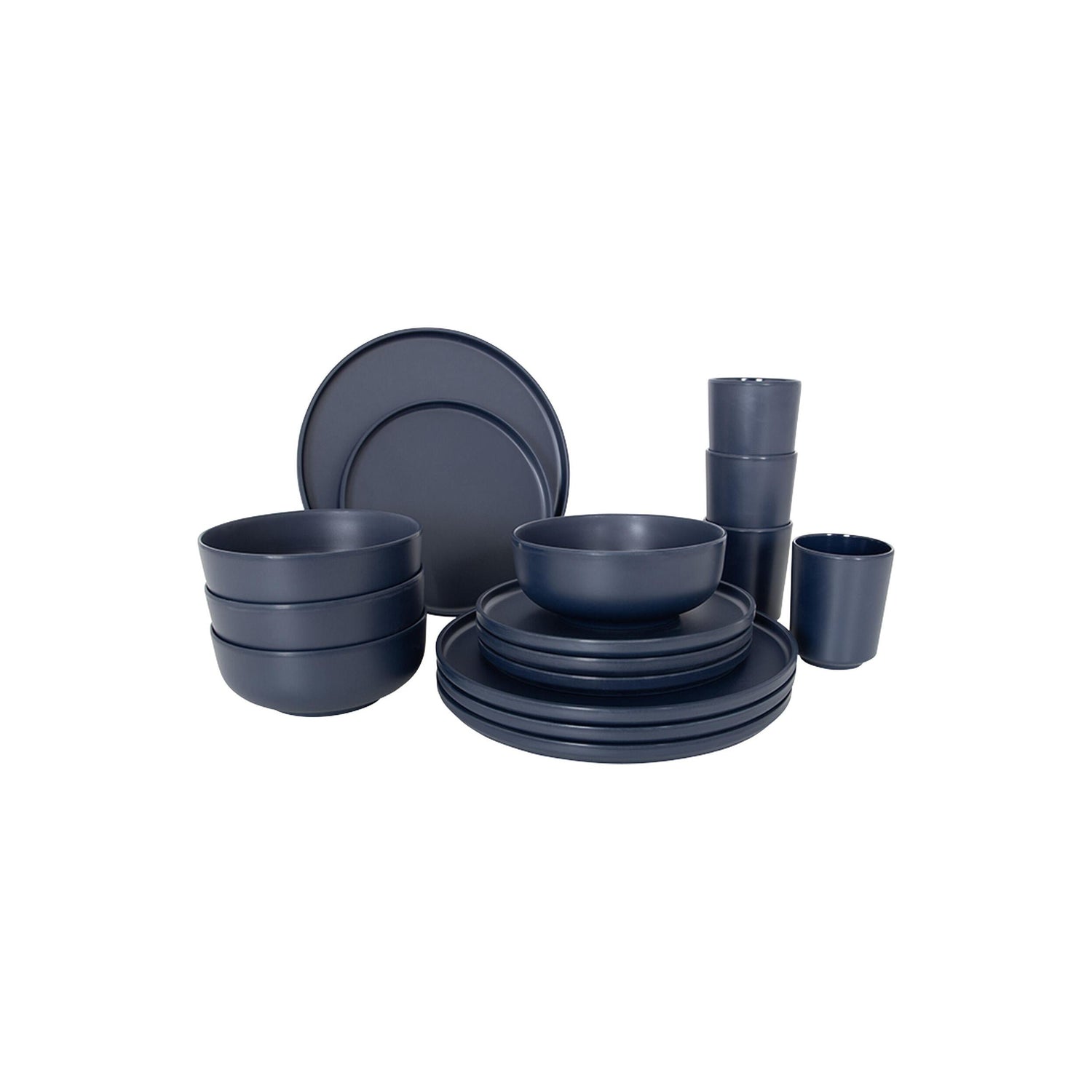 Bo-Camp - Patom | Tableware | Industrial Collection | 16 Pcs