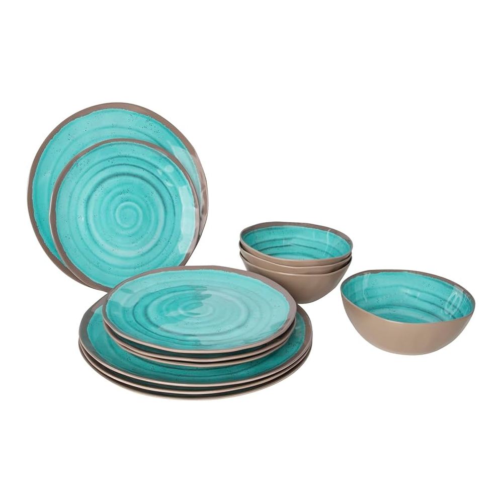 Bo-Camp - Halo Tableware | Melamine | 12 Pcs