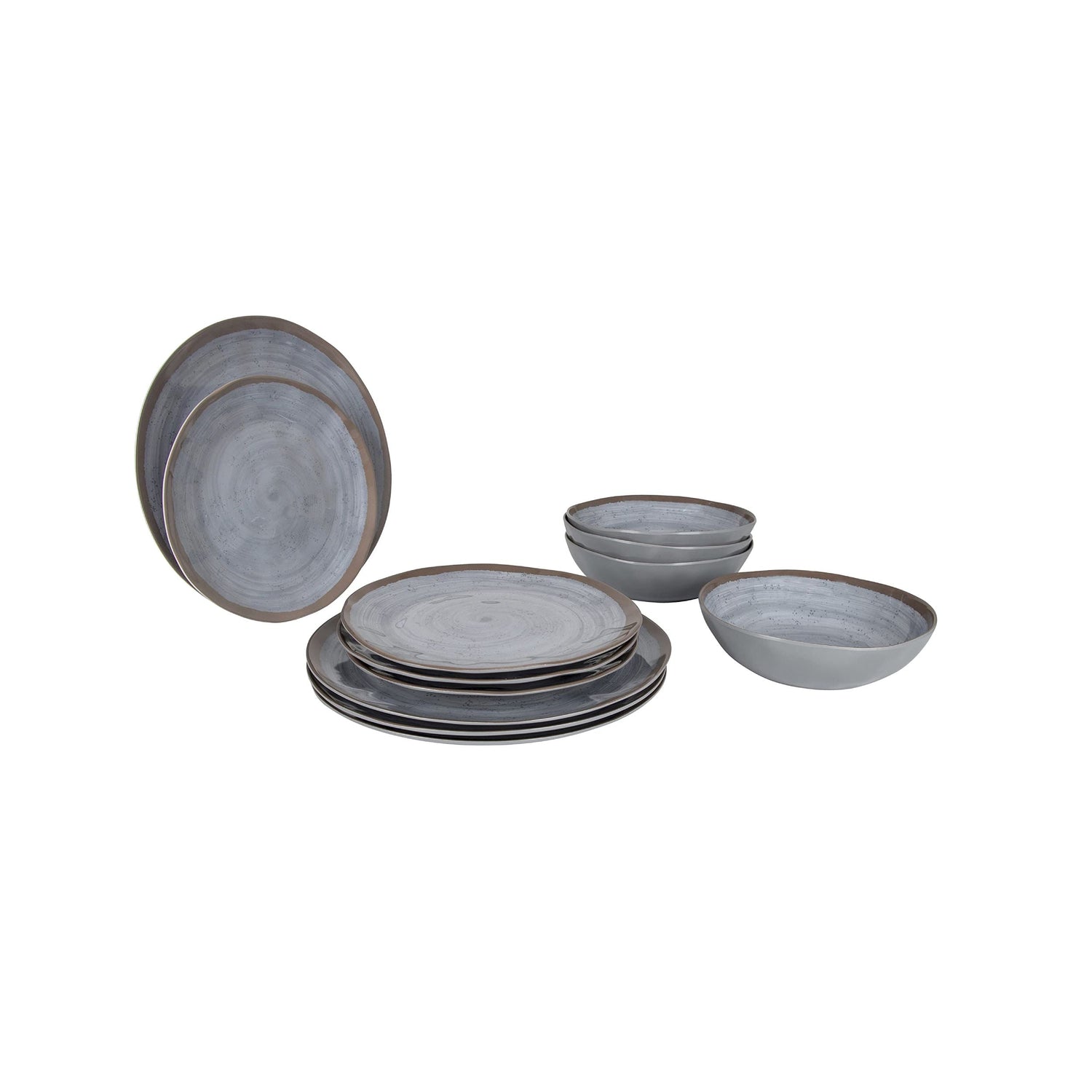 Bo-Camp - Halo Tableware | Melamine | 12 Pcs