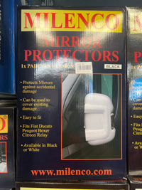 Milenco - Ducato / Boxer / Relay Short Arm Mirror Protector Bumpers (Van Version)