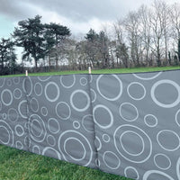 OLPRO - Dark Moon Folding Wooden Windbreak 5 Pole | OL671