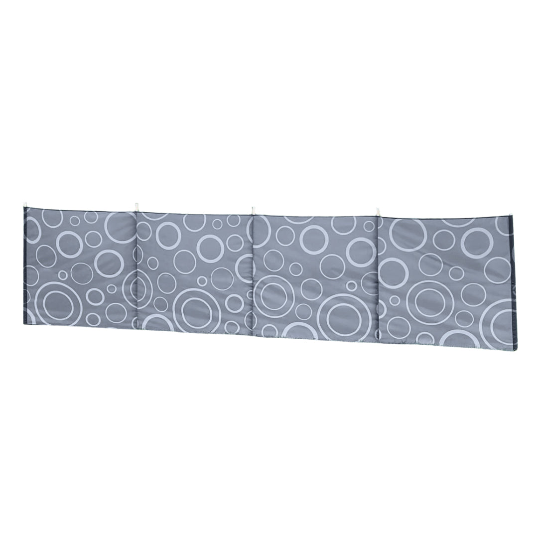 OLPRO - Dark Moon Folding Wooden Windbreak 5 Pole | OL671