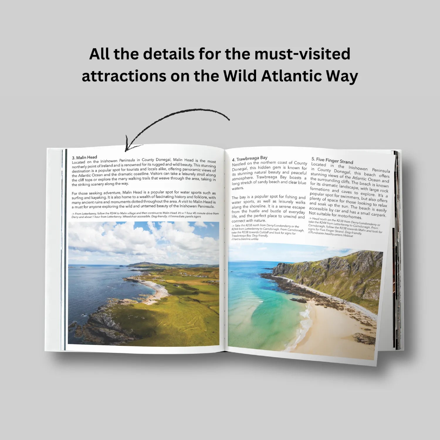 Destination Atlantic Way Guide Book by Gemma and Campbell (Highlands2Hammocks)