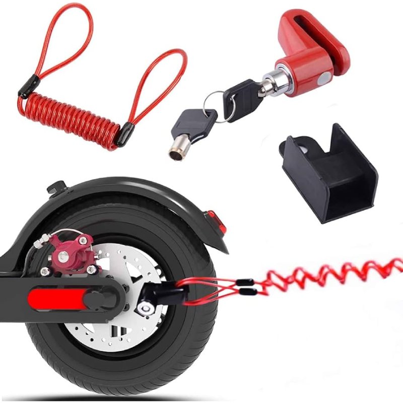 E-scooter disc lock