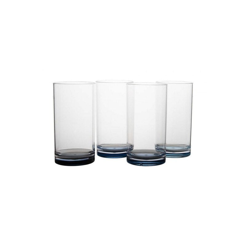 Gimex - Colour Line Long Drink Glass Sky | 480ml | 4 Pcs | GIM-6910186