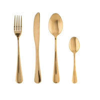 Gimex - Cutlery | Gold | 16 Pcs | GIM-6919122