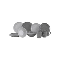 Gimex - Solid Line Tableware Granite | Grey | 16 Pcs | GIM-6973530